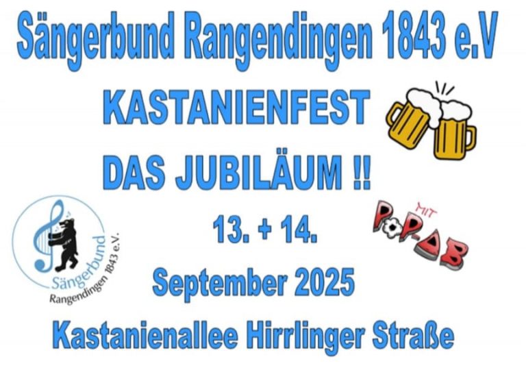 Vorgezogener Probenbeginn beim Xangverei