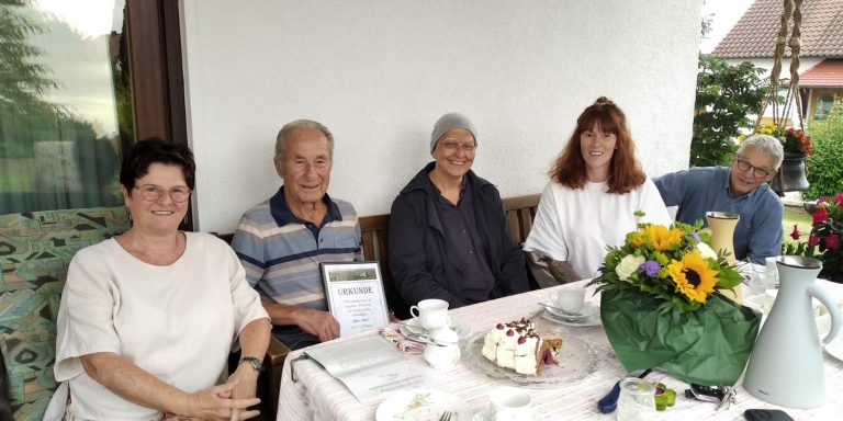 Xangverei gratuliert Alois Butz zum 90. Geburtstag