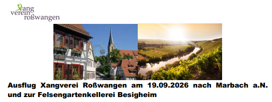 Ausflug mit dem Bus nach Marbach am Neckar.